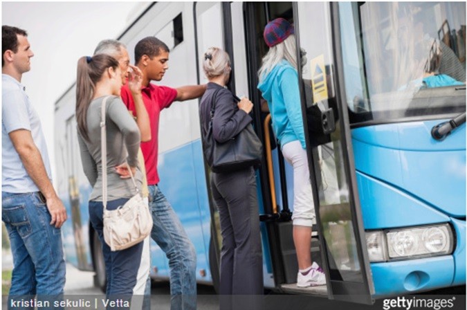 Happy New Year 2015 bus commute Happy New Year 2015 bus commute