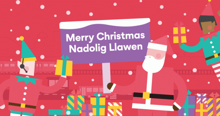 Merry Christmas from Traveline Cymru