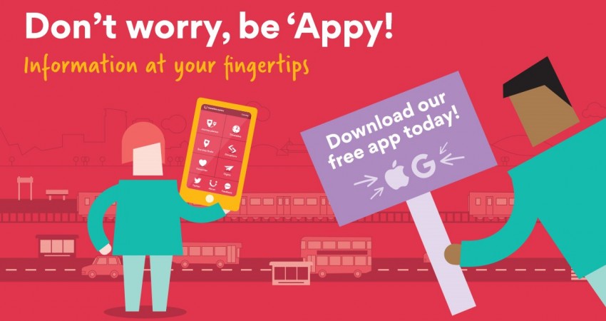 Traveline Cymru mobile app Traveline Cymru mobile app
