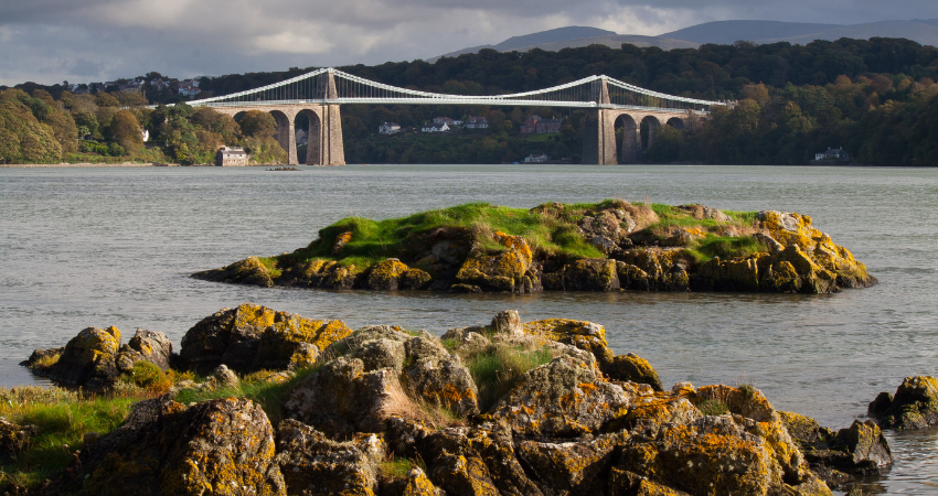 Menai Suspension Bridge works to resolve safety issues commence Menai Suspension Bridge works to resolve safety issues commence