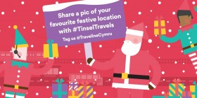 Traveline Cymru Tinsel Travel competition