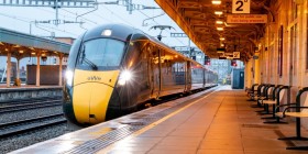 Trains travel on electric power from London to Cardiff for the first time