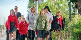 “We now feel safer to walk to school” Caldicot school pupils tell Deputy Minister